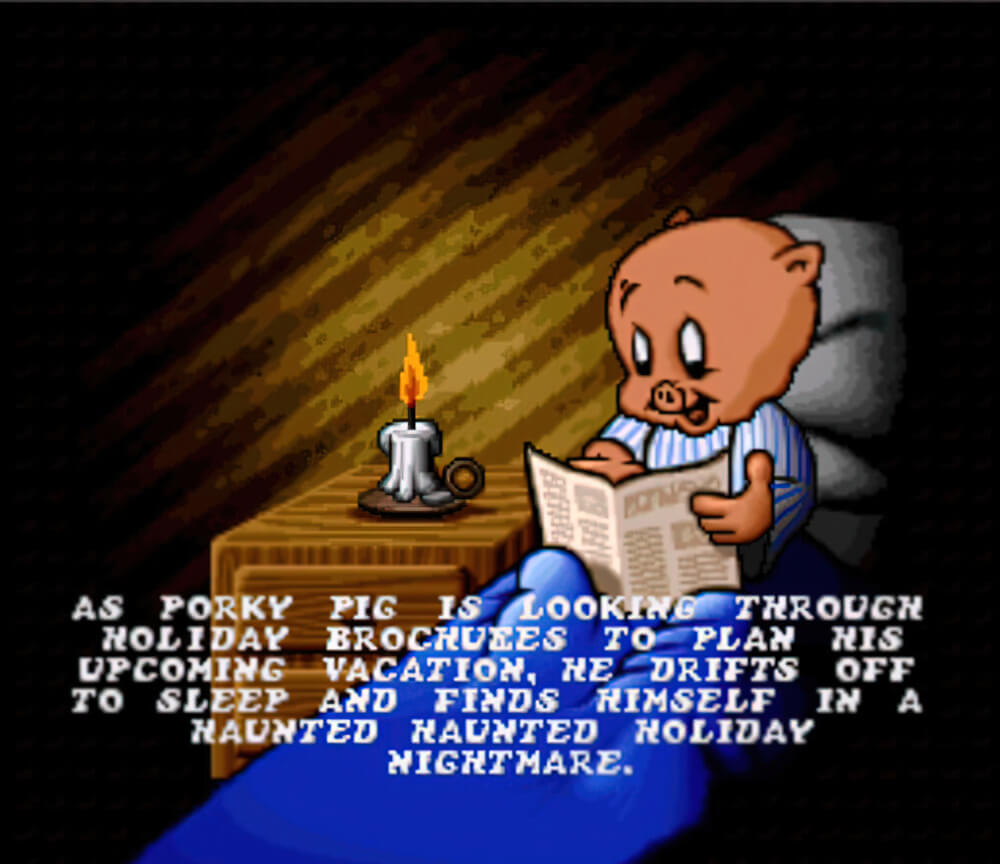 Porky Pig's Haunted Holiday - геймплей игры Super Nintendo\Famicom